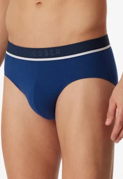 Rio-Slips 3er-Pack Webgummibund blau/schwarz - 95/5