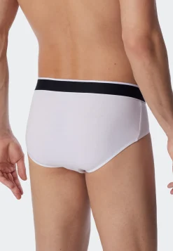Rio-Slips 3er-Pack Webgummibund weiß - 95/5