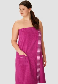 Sauna-Handtuch Knöpfe fuchsia - SCHIESSER Home