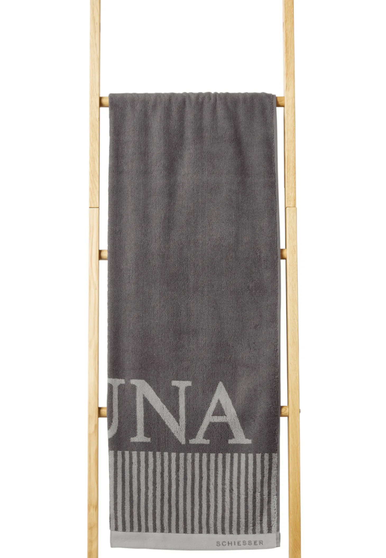 Saunatuch 75x200 anthrazit - SCHIESSER Home
