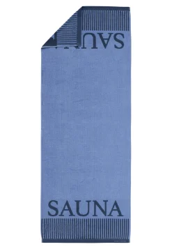 Saunatuch 75x200 hellblau - SCHIESSER Home