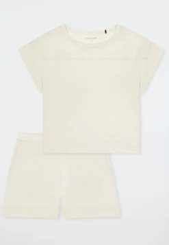 Schlafanzug Interlock kurz pearl - Modern Allure