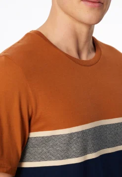 Schlafanzug kurz admiral gemustert - Casual Essentials