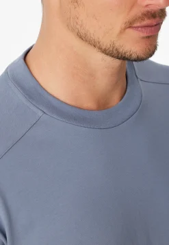 Schlafanzug kurz oversized blaugrau - Modern Nightwear