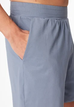 Schlafanzug kurz oversized blaugrau - Modern Nightwear