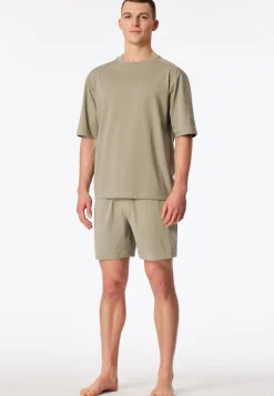 Schlafanzug kurz oversized jade - Modern Nightwear