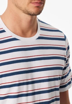 Schlafanzug kurz Ringel weiß - Casual Nightwear