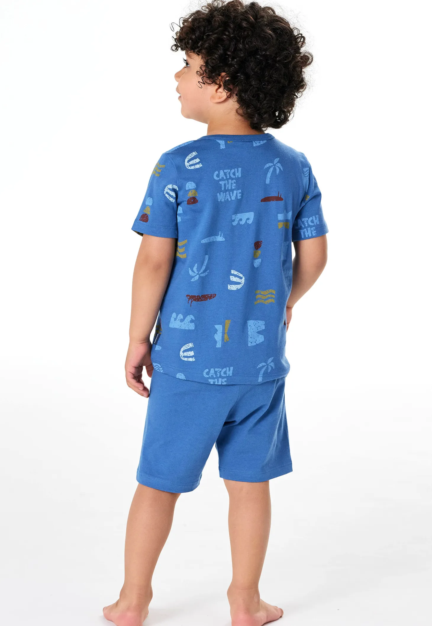 Schlafanzug kurz Surfer indigo - Kids Nightwear