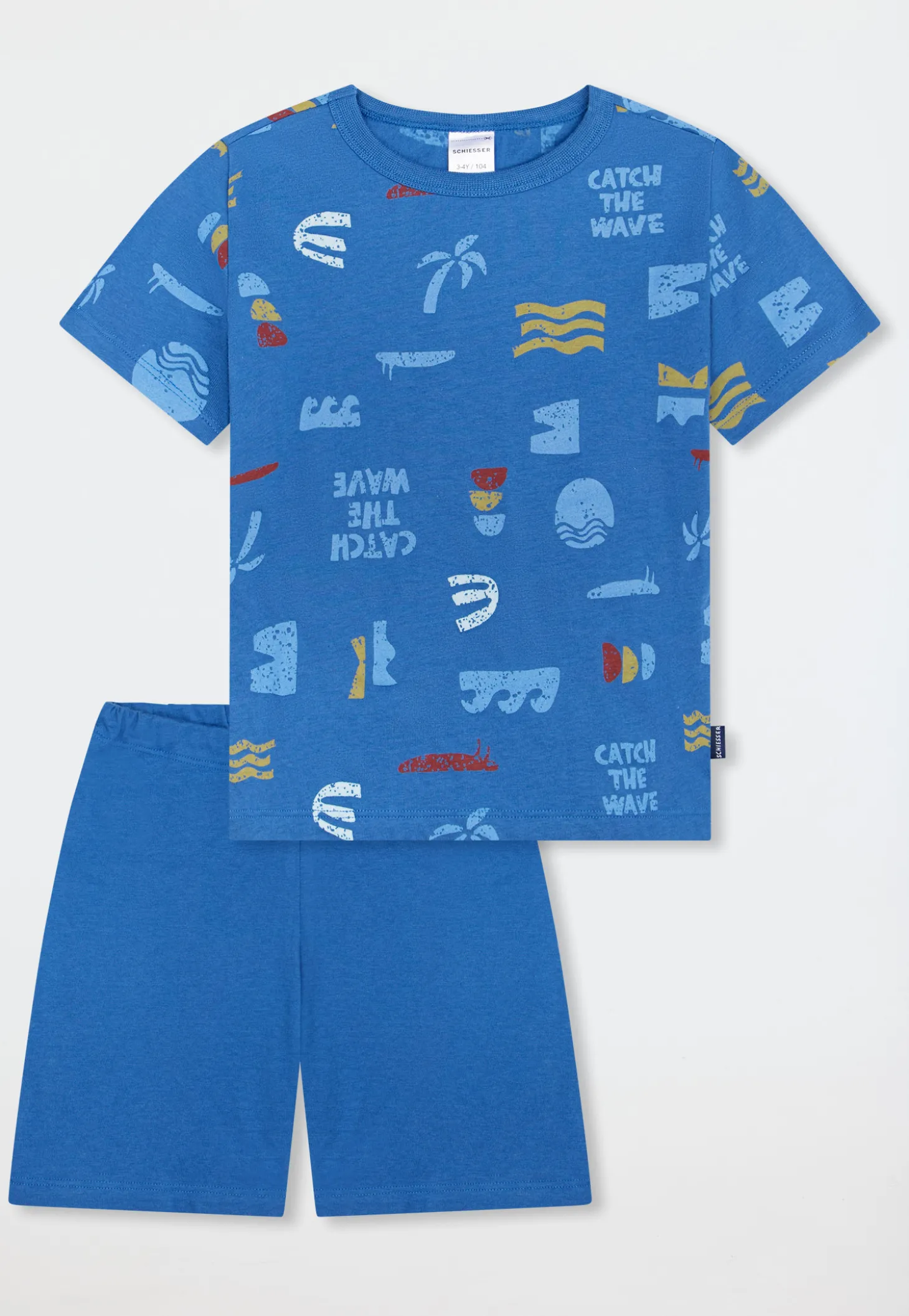 Schlafanzug kurz Surfer indigo - Kids Nightwear