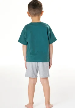 Schlafanzug kurz Surf grün - Kids Nightwear