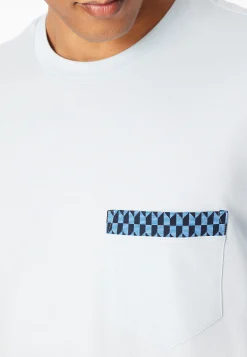 Schlafanzug lang hellblau - Comfort Nightwear