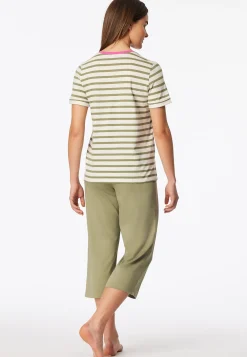 Schlafanzug 3/4-lang linde - Casual Essentials