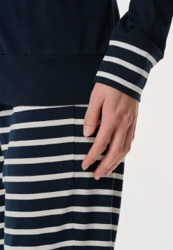 Schlafanzug lang nachtblau - Casual Essentials