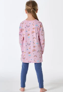 Schlafanzug lang rosa - Kids Nightwear