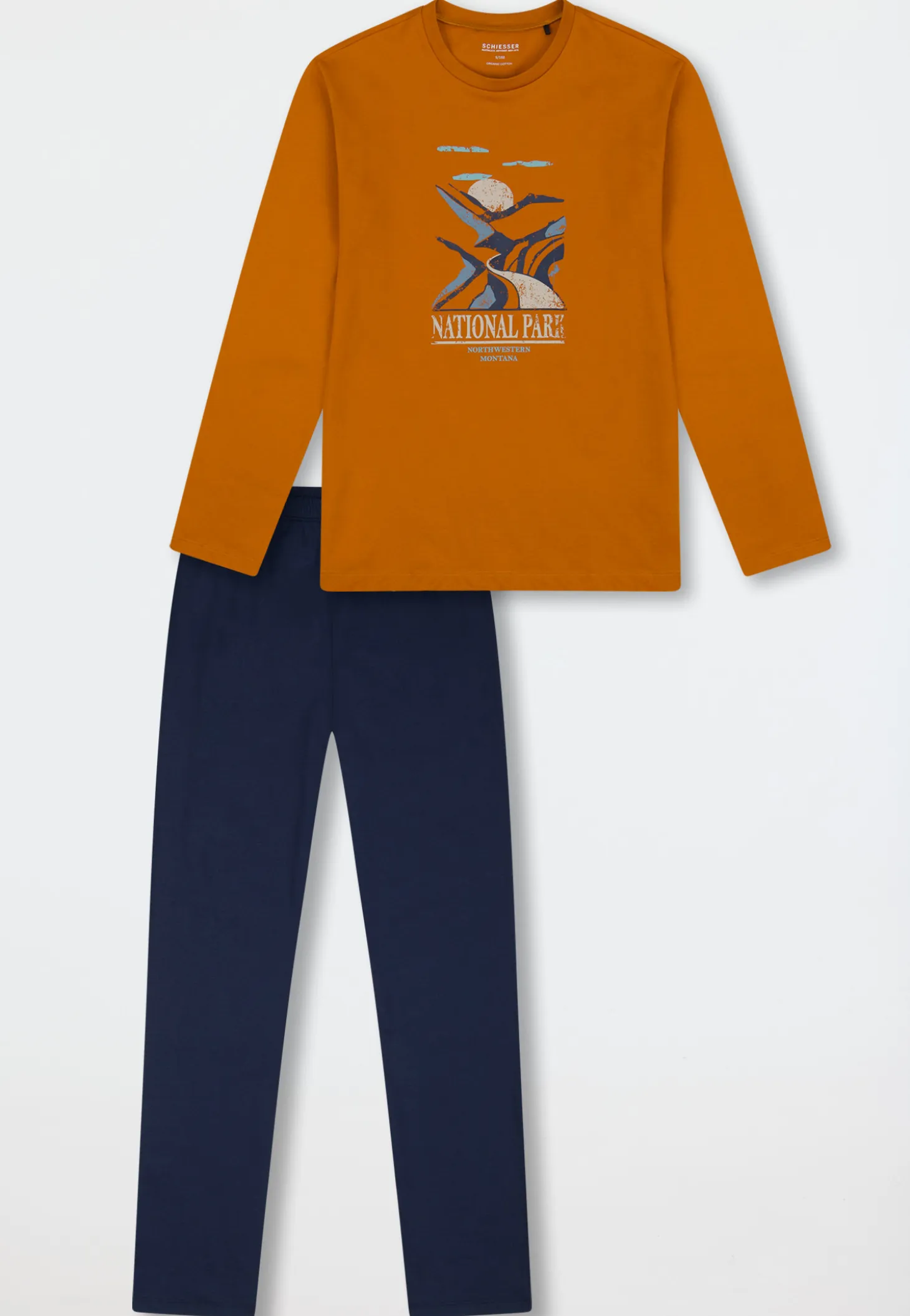 Schlafanzug lang whisky - Nightwear