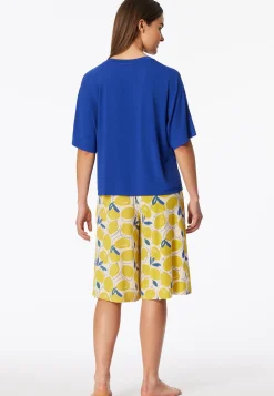 Schlafanzug 3/4lang Zitrone royal - Casual Fashion