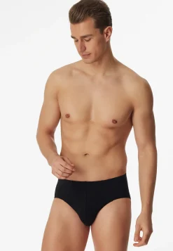 schwarze Supermini-Slips für Herren im praktischen Dreierpack