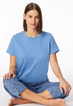 Shirt kurzarm aqua - Mix+Relax