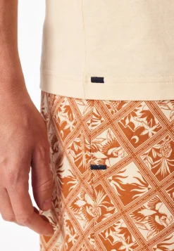 Shirt kurzarm beige - Mix+Relax