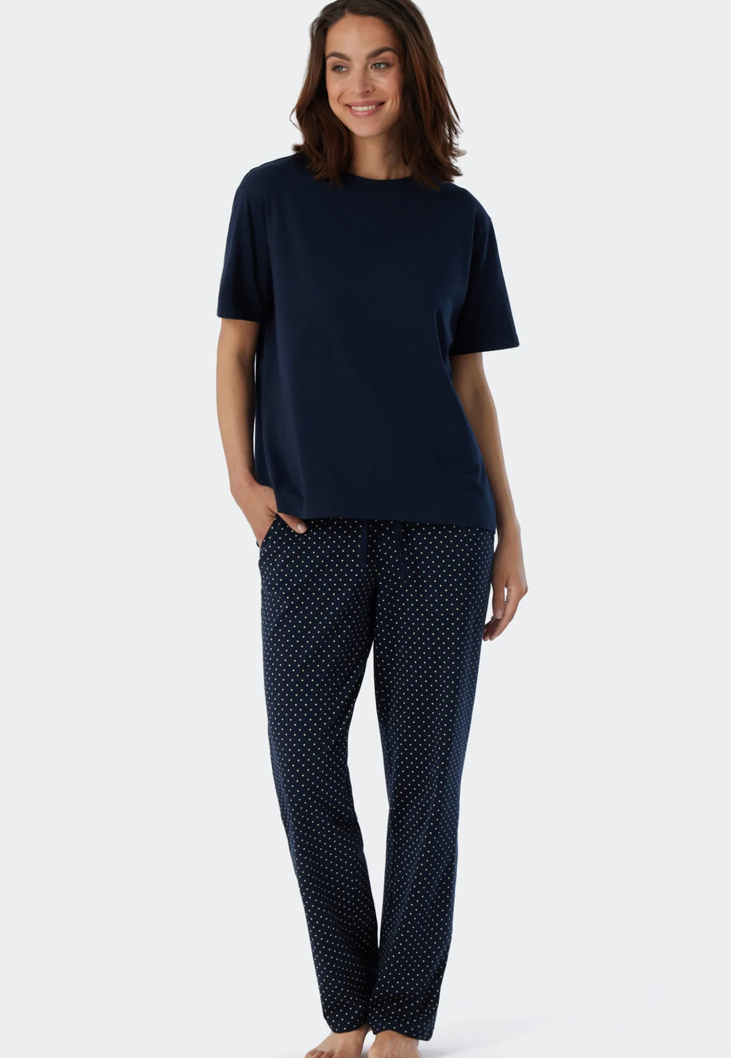 Shirt kurzarm dunkelblau - Mix+Relax