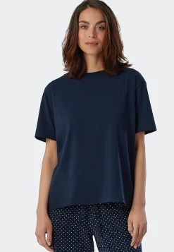 Shirt kurzarm dunkelblau - Mix+Relax