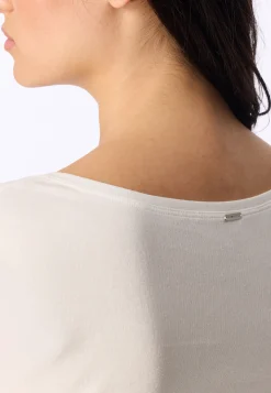 Shirt kurzarm Feinripp sekt - Naturschönheit