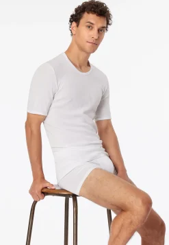 Shirt kurzarm Feinripp weiß - Original Classics