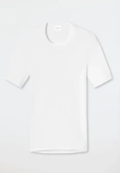 Shirt kurzarm Feinripp weiß - Original Classics