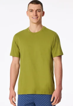 Shirt kurzarm grasgrün - Mix+Relax