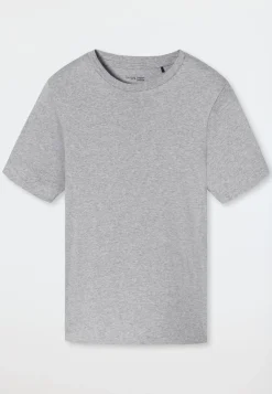 Shirt kurzarm grau-meliert - Mix+Relax