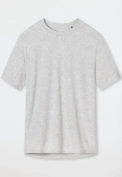 Shirt kurzarm grau meliert - Mix+Relax