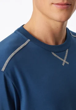 Shirt kurzarm Heavy Single Jersey oversized atlantikblau - Mix+Relax