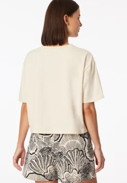 Shirt kurzarm Heavy Single Jersey peal - Mix+Relax