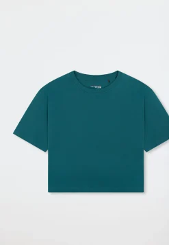 Shirt kurzarm Heavy Single Jersey grün - Mix+Relax