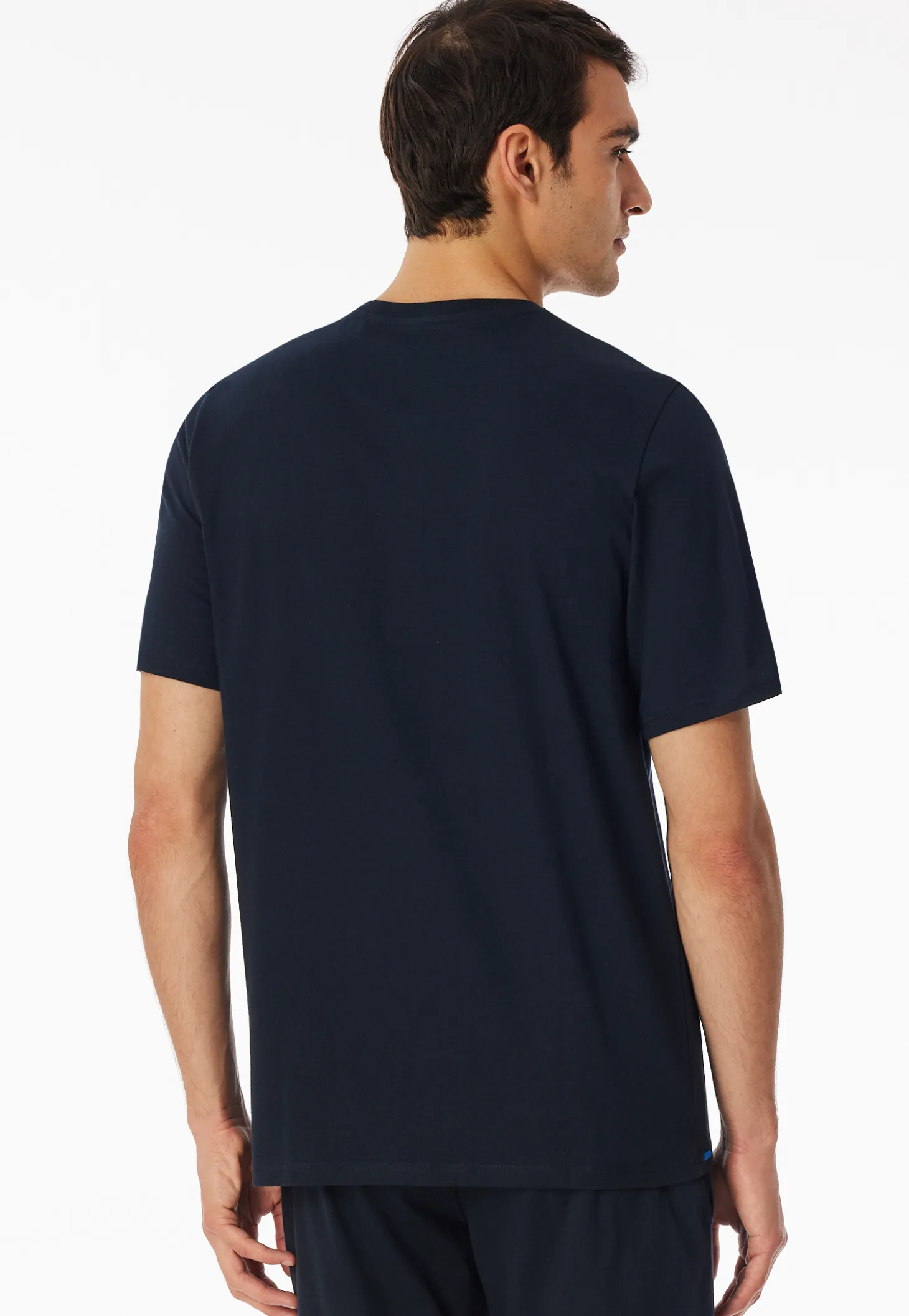 Shirt kurzarm Knopfleiste nachtblau - Mix+Relax