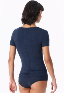 Shirt kurzarm nachtblau - Personal Fit