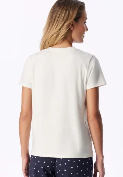 Shirt kurzarm naturweiß - Mix+Relax