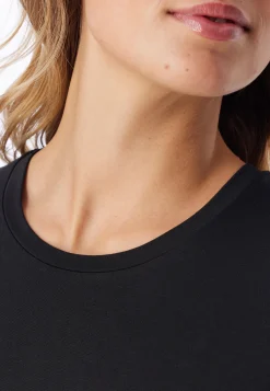 Shirt kurzarm schwarz - Mix+Relax