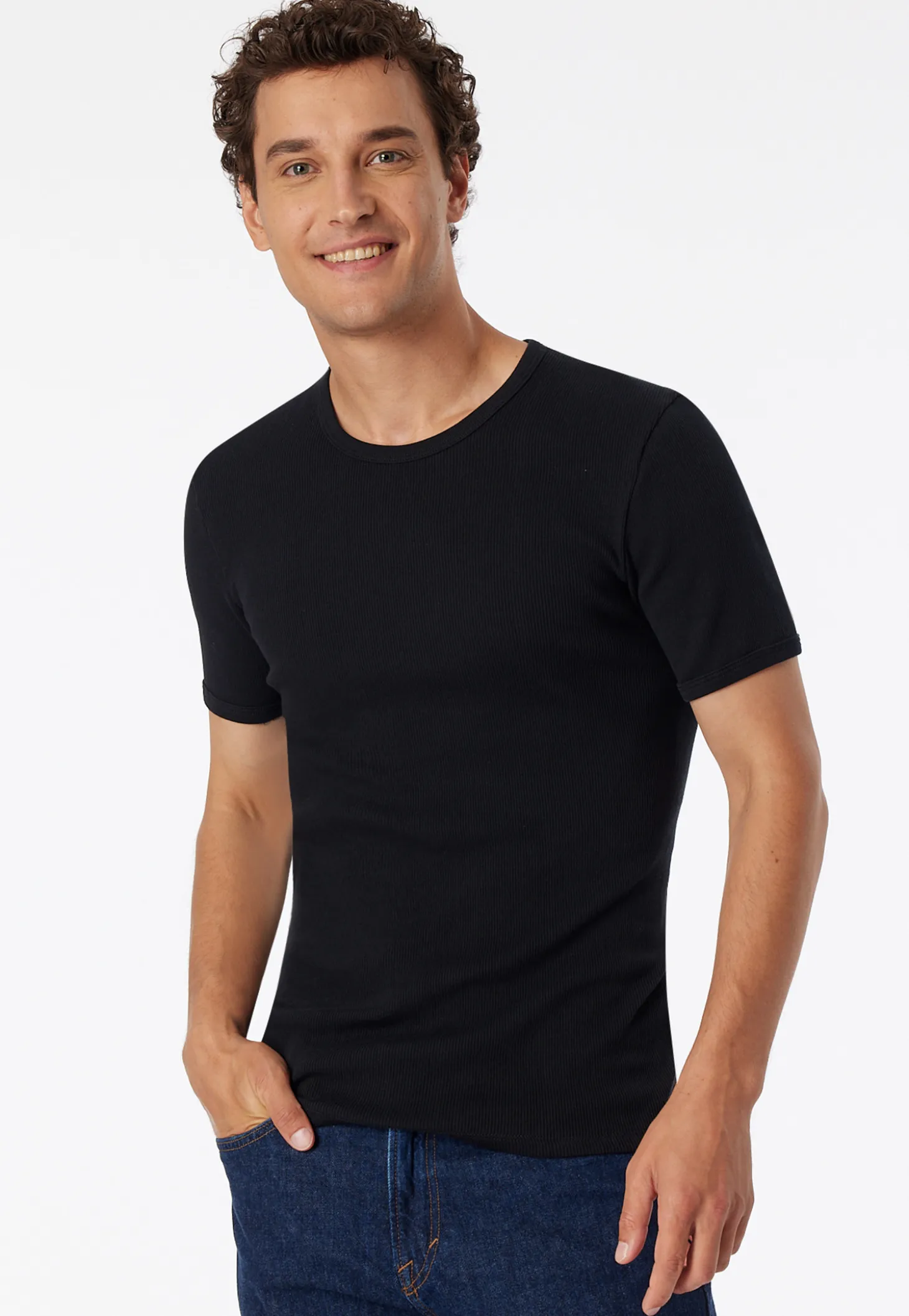 Shirt kurzarm schwarz - Revival Friedrich