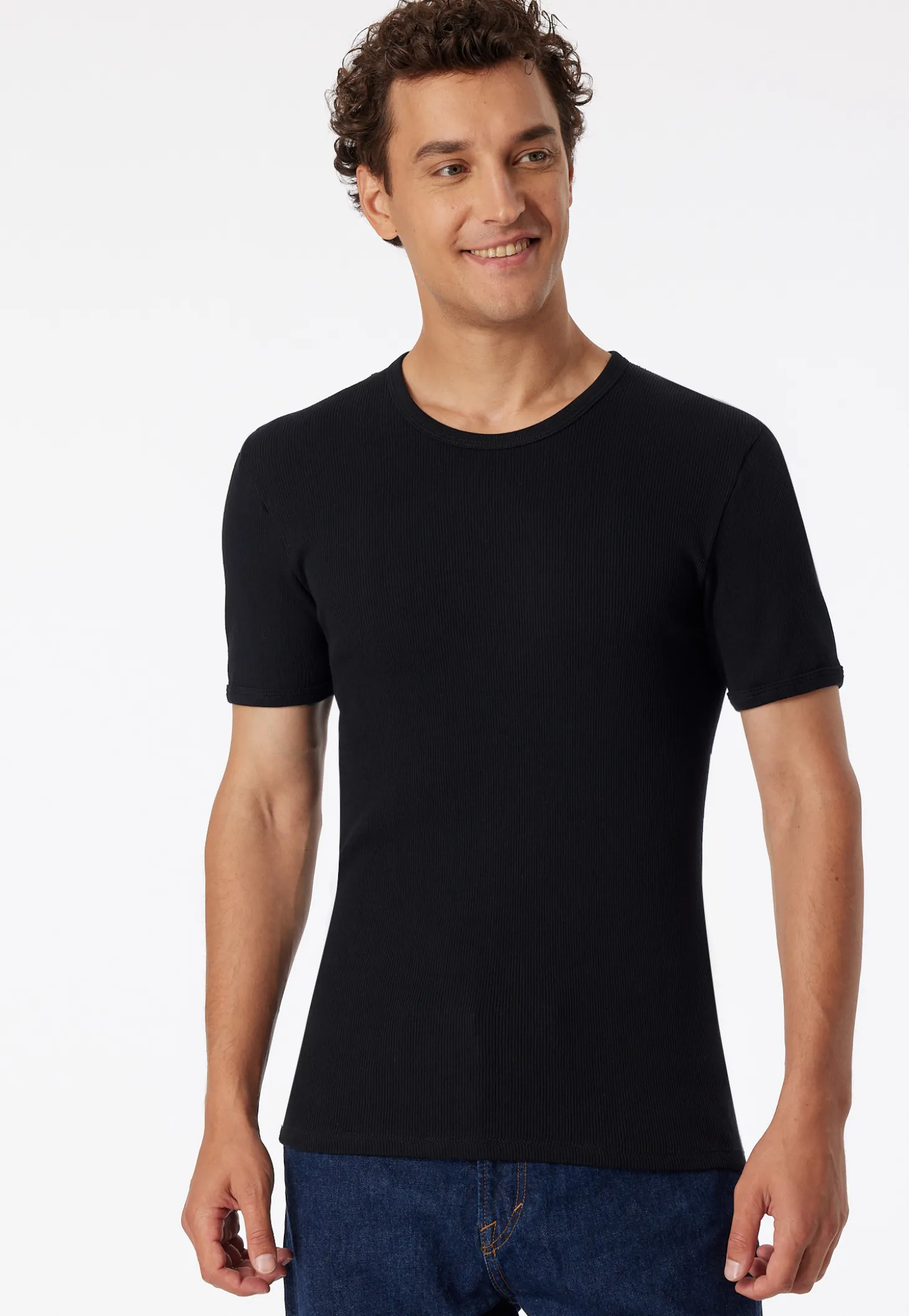 Shirt kurzarm schwarz - Revival Friedrich