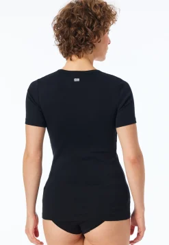 Shirt kurzarm schwarz - Revival Berta