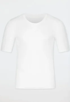 Shirt kurzarm weiß - Essentials Feinripp