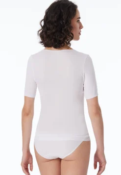 Shirt kurzarm weiß - Luxury