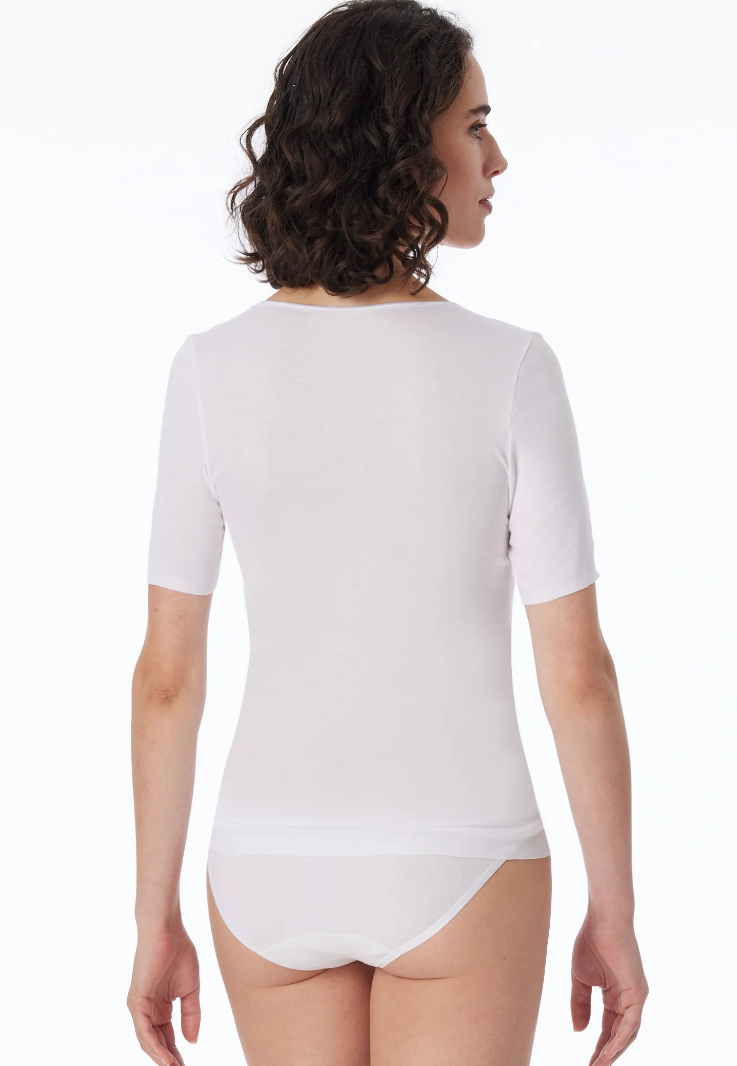 Shirt kurzarm weiß - Luxury