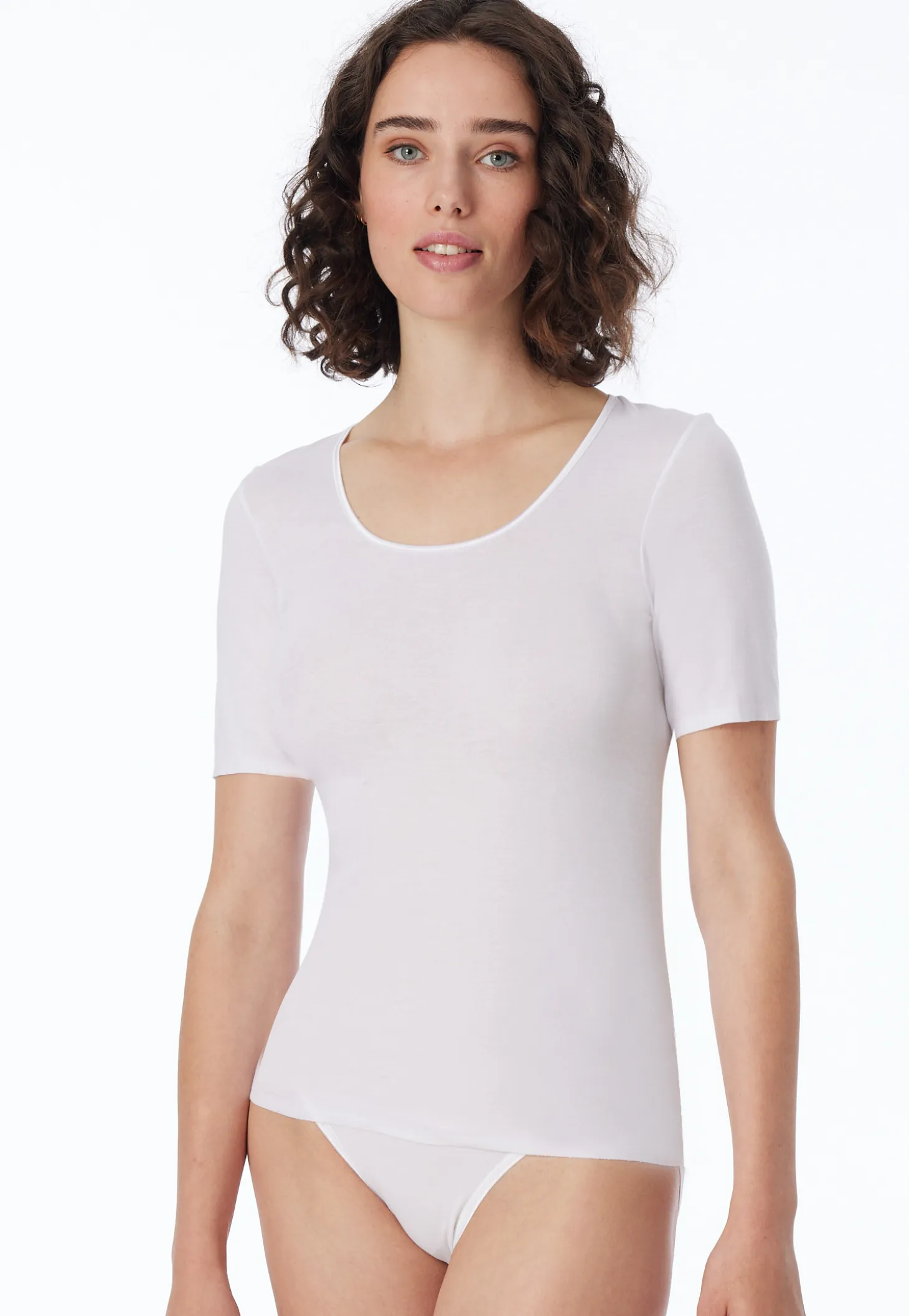 Shirt kurzarm weiß - Luxury