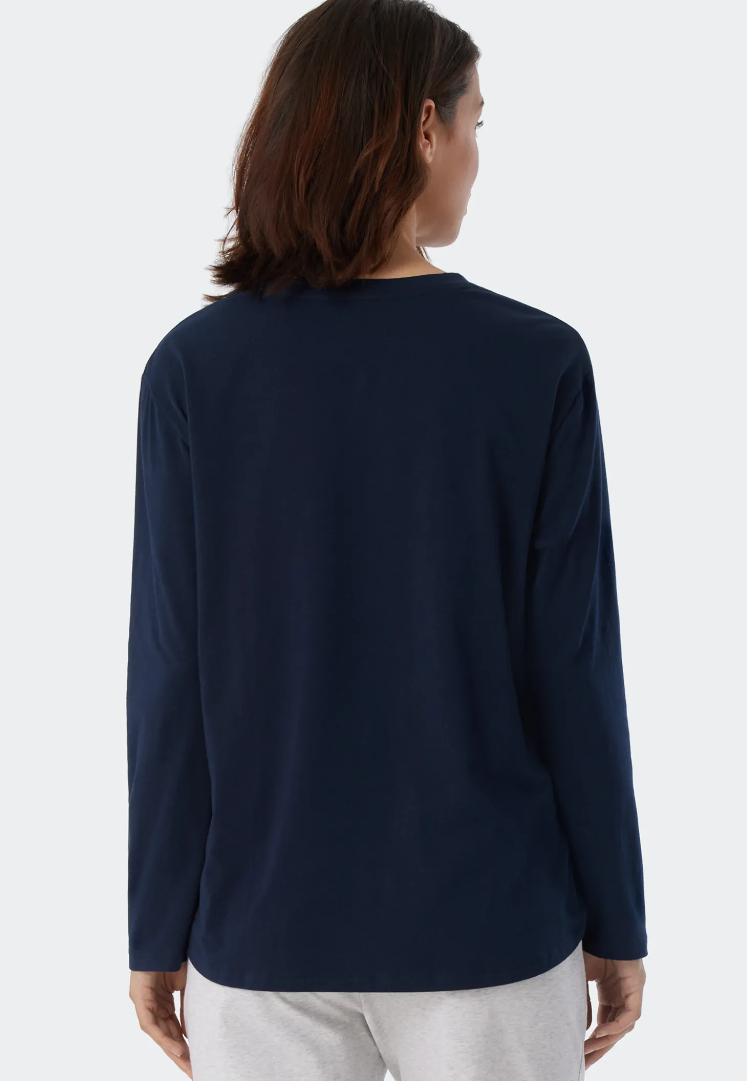 Shirt langarm dunkeblau - Mix+Relax