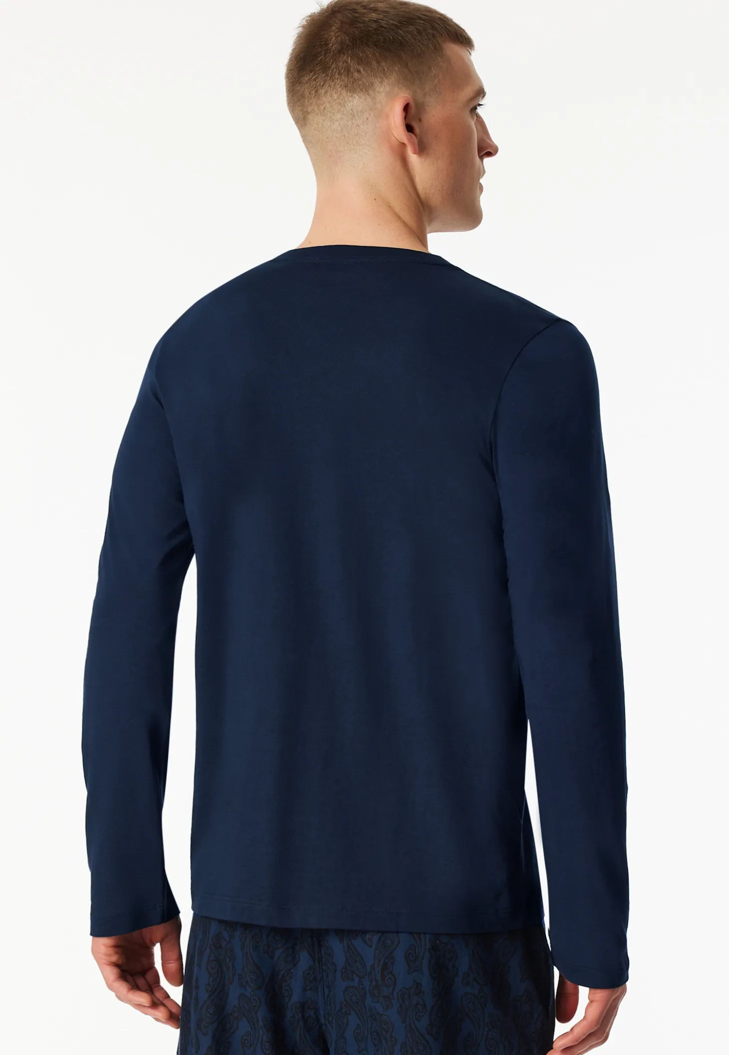 Shirt langarm dunkelblau - Mix+Relax