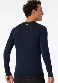 Shirt langarm dunkelblau - Revival Karl-Heinz