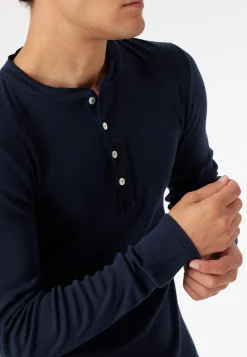 Shirt langarm dunkelblau - Revival Karl-Heinz