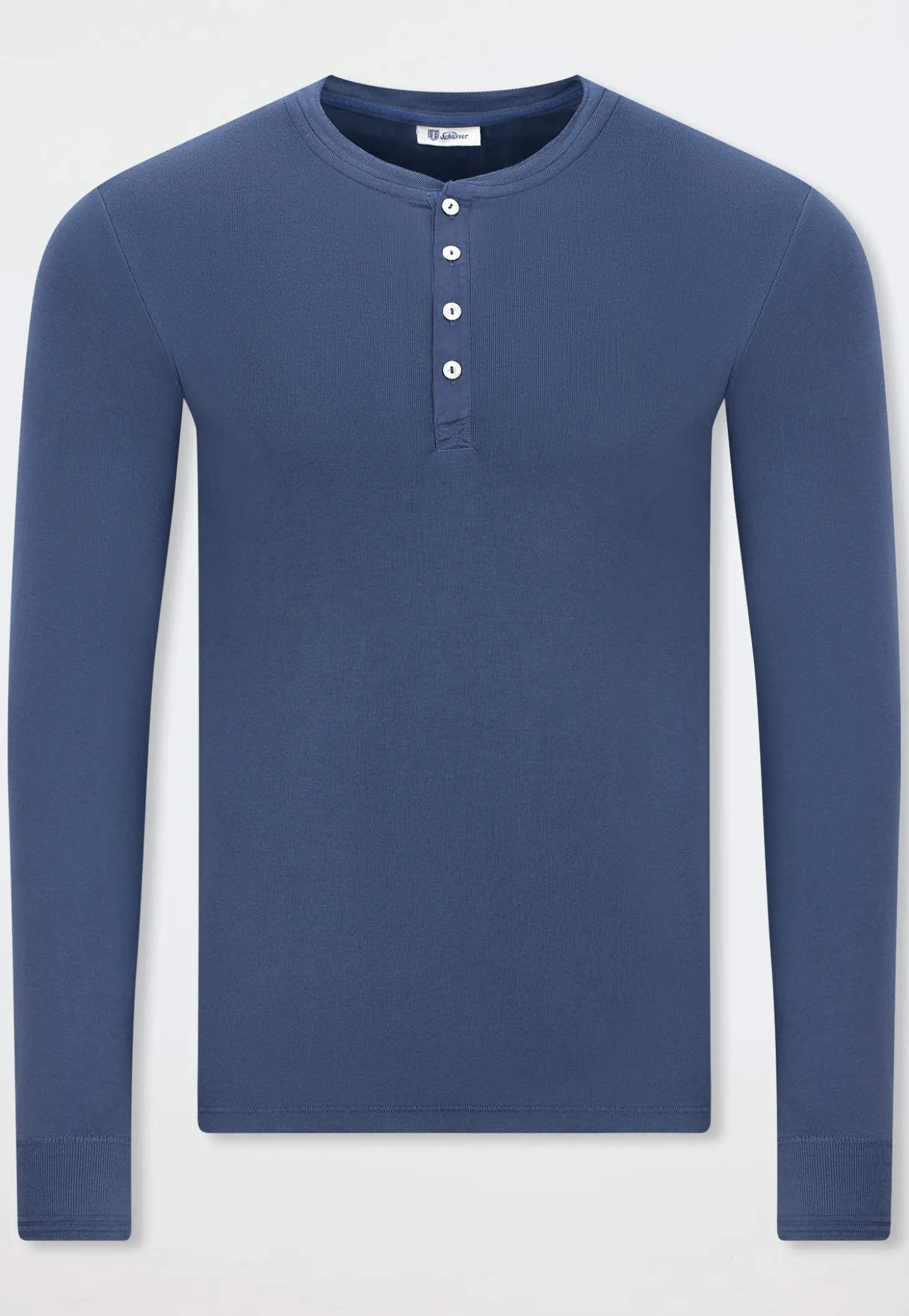 Shirt langarm faded denim - Revival Karl-Heinz